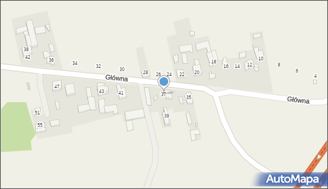 Rembertów, Główna, 37, mapa Rembertów