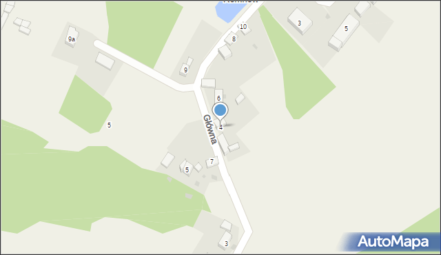 Romnów, Główna, 4, mapa Romnów
