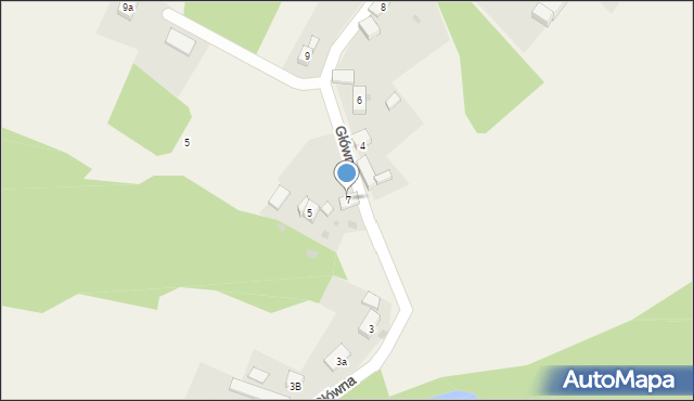 Romnów, Główna, 7, mapa Romnów