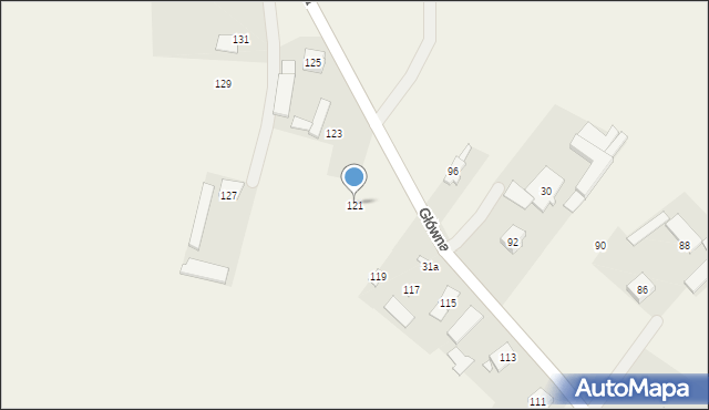 Ruda, Główna, 121, mapa Ruda