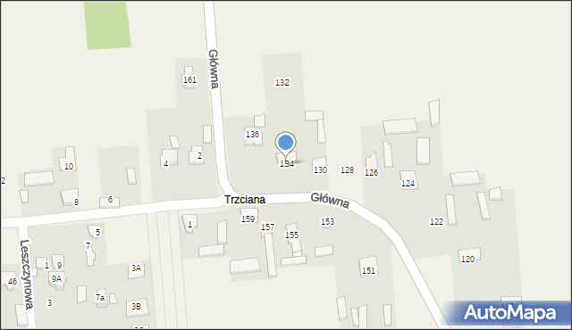 Ruda, Główna, 134, mapa Ruda