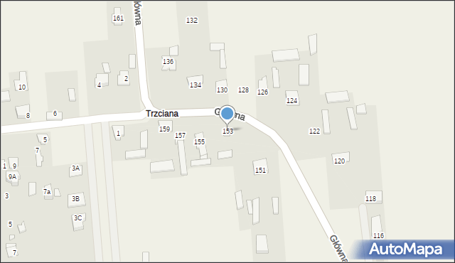 Ruda, Główna, 153, mapa Ruda