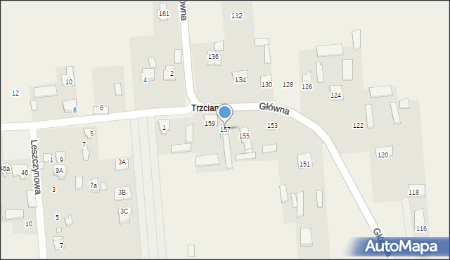 Ruda, Główna, 157, mapa Ruda