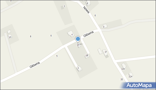 Rudnik, Główna, 1C, mapa Rudnik