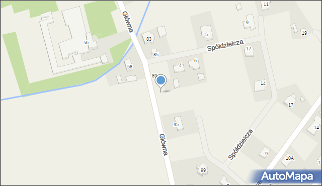 Rusiec, Główna, 91, mapa Rusiec