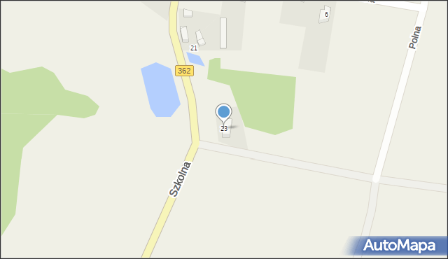 Samotwór, Główna, 23, mapa Samotwór