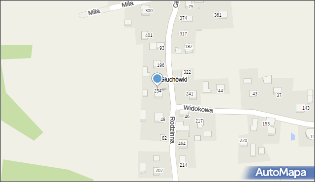 Sanka, Głuchówki, 1, mapa Sanka