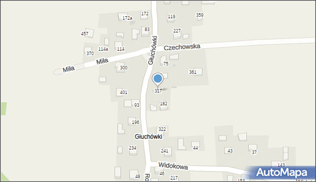 Sanka, Głuchówki, 12, mapa Sanka