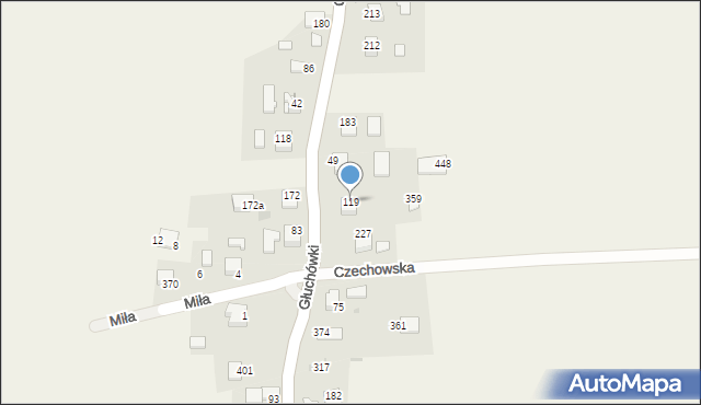 Sanka, Głuchówki, 28, mapa Sanka