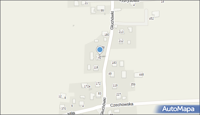 Sanka, Głuchówki, 35, mapa Sanka