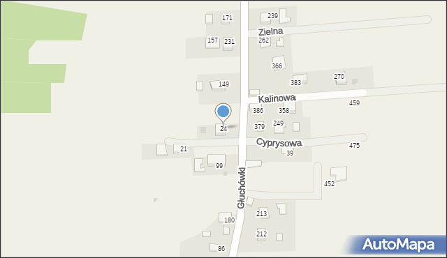 Sanka, Głuchówki, 53, mapa Sanka