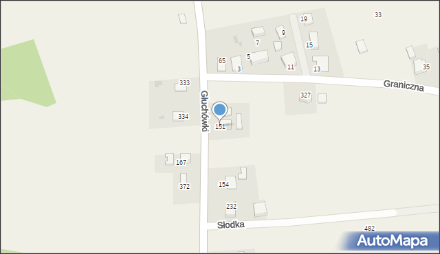 Sanka, Głuchówki, 82, mapa Sanka