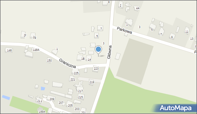 Sarnów, Główna, 1, mapa Sarnów