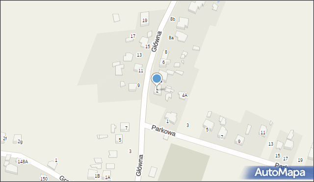 Sarnów, Główna, 2, mapa Sarnów