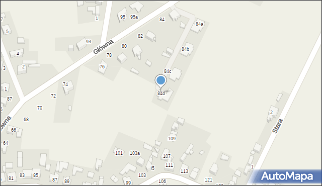 Sarnów, Główna, 84d, mapa Sarnów