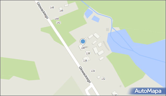 Siemiatycze, Głowackiego Bartosza, 140, mapa Siemiatycze