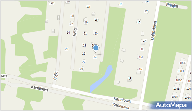 Sikory, Główna, 9L, mapa Sikory