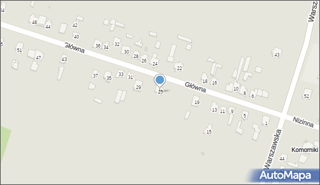 Skarżysko-Kamienna, Główna, 25, mapa Skarżysko-Kamienna