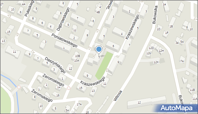 Skawina, Głowackiego Aleksandra, 7, mapa Skawina