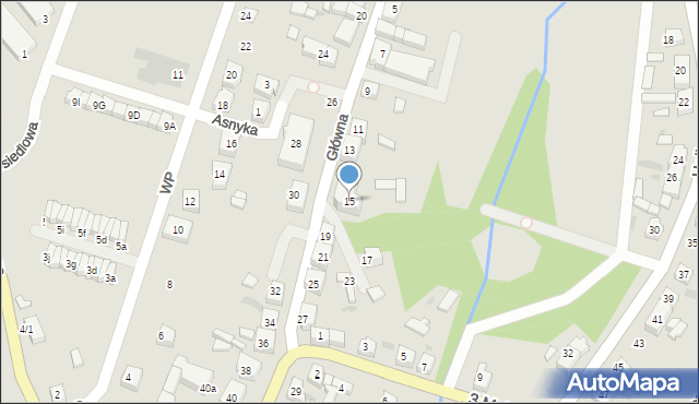 Skórcz, Główna, 15, mapa Skórcz