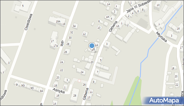Skórcz, Główna, 18, mapa Skórcz