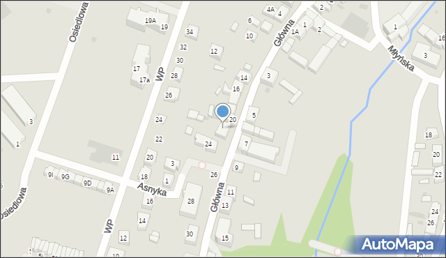 Skórcz, Główna, 22, mapa Skórcz