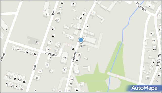 Skórcz, Główna, 9, mapa Skórcz