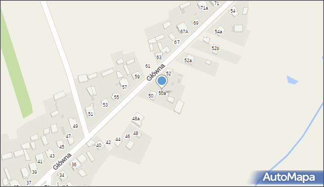 Skrzydlów, Główna, 50a, mapa Skrzydlów