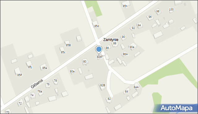 Skrzydlów, Główna, 82A, mapa Skrzydlów