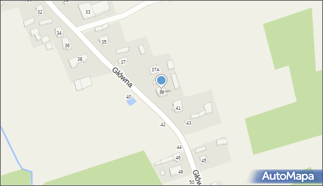 Słomków, Główna, 39, mapa Słomków