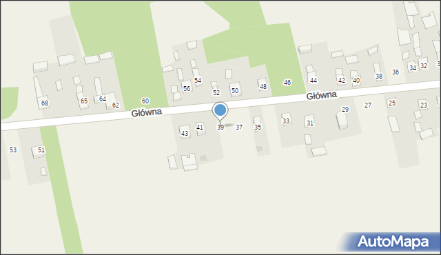 Smagów, Główna, 39, mapa Smagów