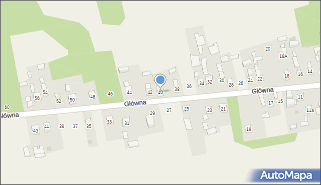 Smagów, Główna, 40, mapa Smagów