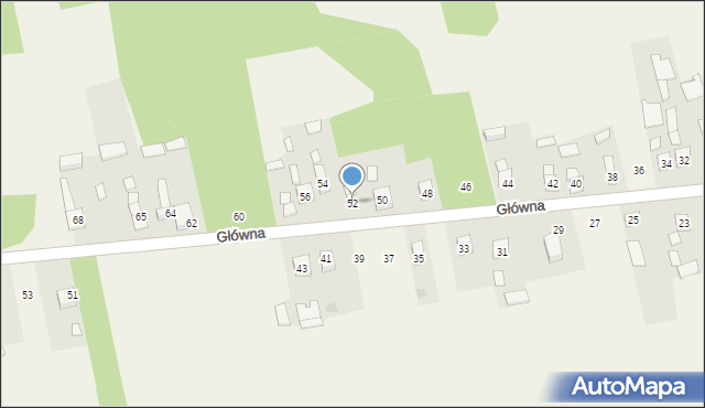 Smagów, Główna, 52, mapa Smagów