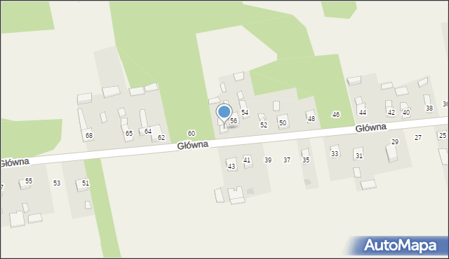 Smagów, Główna, 58, mapa Smagów