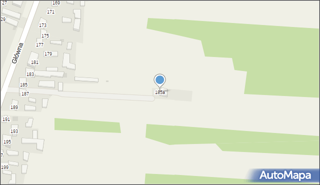 Smardzewice, Główna, 185a, mapa Smardzewice
