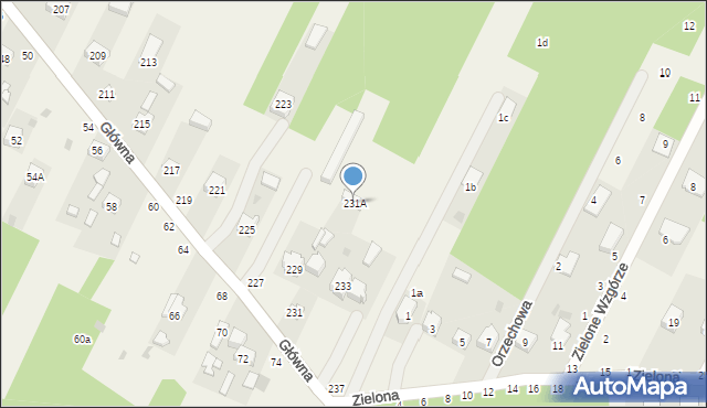 Smardzewice, Główna, 231A, mapa Smardzewice