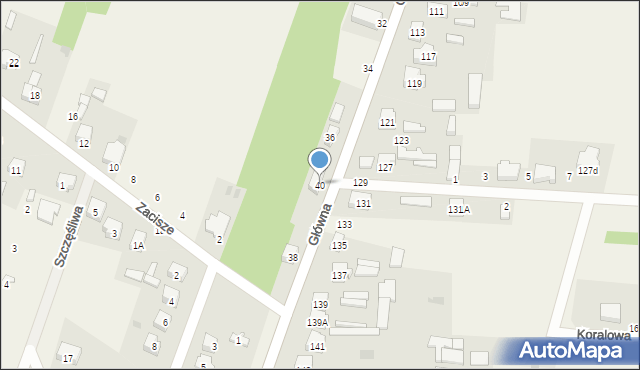 Smardzewice, Główna, 40, mapa Smardzewice