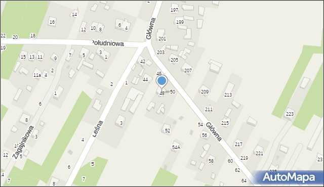 Smardzewice, Główna, 48, mapa Smardzewice