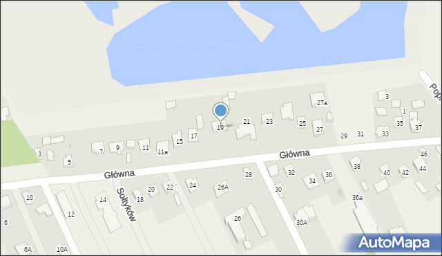 Sołtyków, Główna, 19, mapa Sołtyków