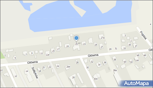 Sołtyków, Główna, 21, mapa Sołtyków