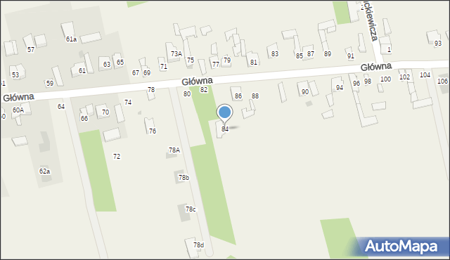 Sołtyków, Główna, 84, mapa Sołtyków