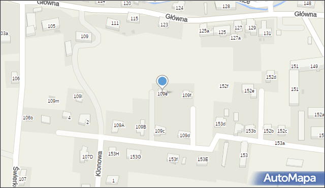 Stare Bogaczowice, Główna, 109e, mapa Stare Bogaczowice