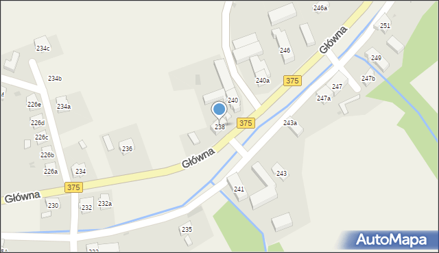 Stare Bogaczowice, Główna, 238, mapa Stare Bogaczowice