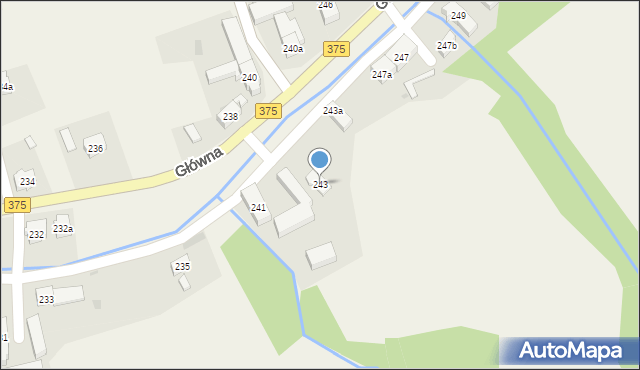 Stare Bogaczowice, Główna, 243, mapa Stare Bogaczowice