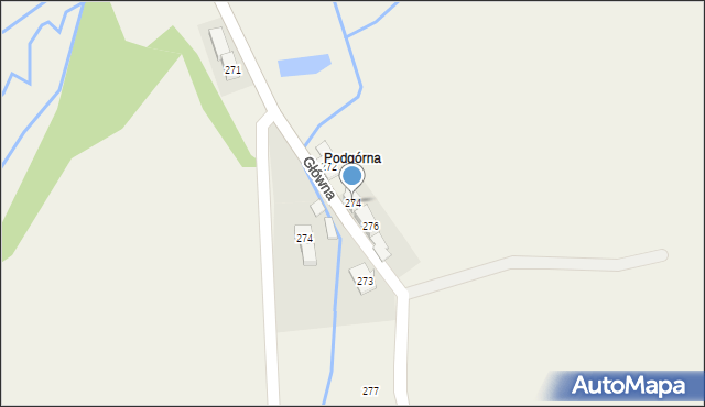 Stare Bogaczowice, Główna, 274, mapa Stare Bogaczowice