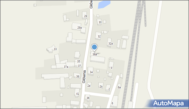 Stare Bojanowo, Główna, 34a, mapa Stare Bojanowo