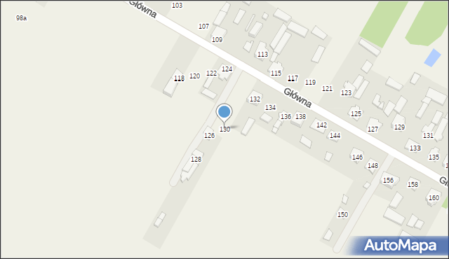 Stare Grabie, Główna, 130, mapa Stare Grabie