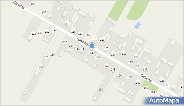 Stare Grabie, Główna, 142, mapa Stare Grabie