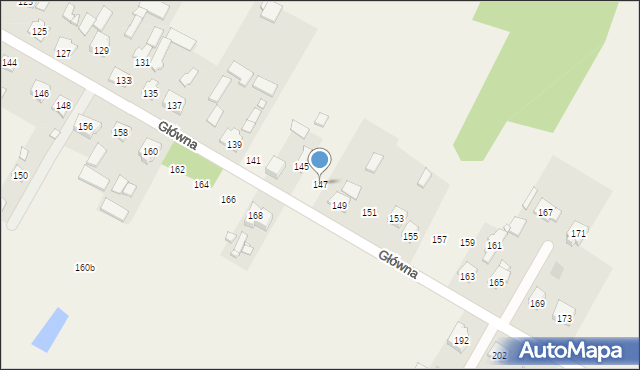 Stare Grabie, Główna, 147, mapa Stare Grabie