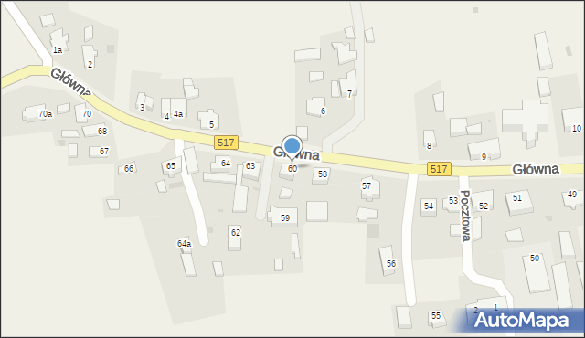 Stary Targ, Główna, 60, mapa Stary Targ